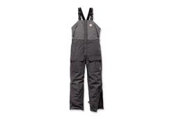 Carhartt Latzhose Relaxed Fit Dunkelgrau/Grau