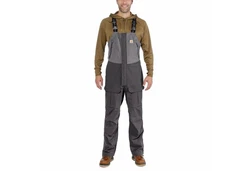 Carhartt Latzhose Relaxed Fit Dunkelgrau/Grau