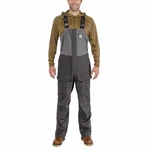 Carhartt Latzhose Relaxed Fit Dunkelgrau/Grau