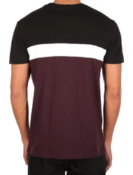 iriedaily T-Shirt Court weinrot/schwarz/weiß