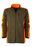 FORSBERG Fleecejacke Bjarkir Dunkelgrün/Khaki/Braun