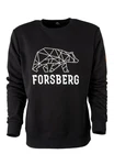 FORSBERG Sweatshirt Bertson Hellblau/Braun
