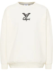 CARLO COLUCCI Sweatshirt Di Quirico Creme/Blau/Weiß/Braun/Rosa/Schwarz/Grün