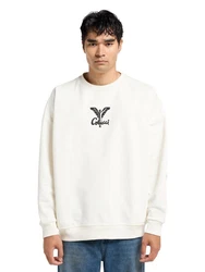 CARLO COLUCCI Sweatshirt Di Quirico Creme/Blau/Weiß/Braun/Rosa/Schwarz/Grün