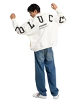 CARLO COLUCCI Sweatshirt Di Quirico Creme/Blau/Weiß/Braun/Rosa/Schwarz/Grün
