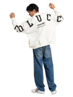 CARLO COLUCCI Sweatshirt Di Quirico Creme/Blau/Weiß/Braun/Rosa/Schwarz/Grün