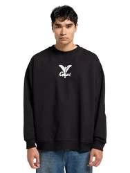 CARLO COLUCCI Sweatshirt Di Quirico Rot/Schwarz/Hellblau/Blau/Braun/Beige