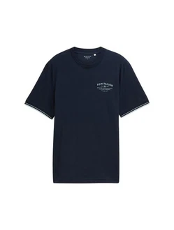 TOM TAILOR T-Shirt mit Logo Print TOM TAILOR T-Shirt mit Logo Print