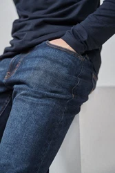 Next Motion Flex Slim Fit Jeans Dunkelblau/Blau/Hellblau
