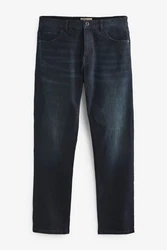 Next Straight-Jeans Essential Stretch-Jeans im Straight Fit Dunkelblau/Blau