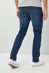 Next Slim-fit Jeans Essential Slim Fit Jeans Dunkelblau/Hellblau/Blau