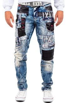 Cipo & Baxx Bikerjeans Herren Hose BA-CD482