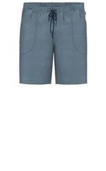 Ammann Schlafanzug Org Linkping Hose Blau/Grau/Dunkelblau