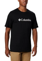 COLUMBIA T-Shirt Hellblau/Schwarz