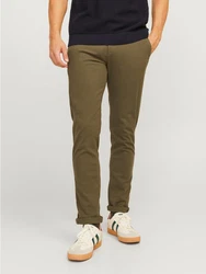 Jack & Jones Chinohose JPSTMarco Fury Khaki/Dunkelgrün