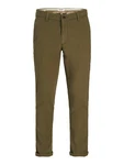 Jack & Jones Chinohose JPSTMarco Fury Khaki/Dunkelgrün Jack & Jones Chinohose JPSTMarco Fury Khaki/Dunkelgrün