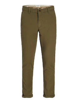 Jack & Jones Chinohose JPSTMarco Fury Khaki/Dunkelgrün
