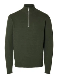 Troyer SLHDANE LS KNIT STRUCTURE HALF ZIP NOOS