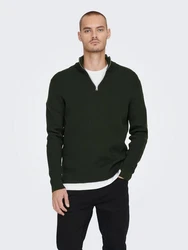 ONLY & SONS Strickpullover Phil Dunkelgrün