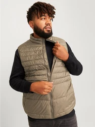 Jack & Jones Kurzweste JJESTATE PACKABLE BW COLLAR NOOS Khaki/Dunkelgrün/Braun
