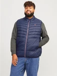 Jack & Jones Plus Weste JJESPrint marine
