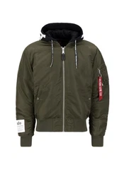Bomberjacke Men - Bomber Jackets MA-1 Zip Hood Print