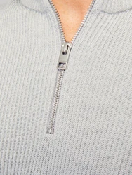 Jack & Jones Strickpullover JJEPERFECT Grau/Hellgrau