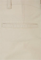 URBAN CLASSICS Cotton Linen Shorts Khaki/Beige