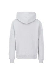 Alpha Industries Hoodie Metal Plate Hoodie Grau/Hellgrau/Silber