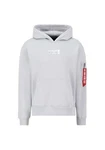 Alpha Industries Hoodie Metal Plate Hoodie Grau/Hellgrau/Silber