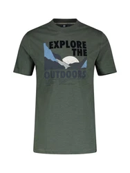 LERROS T-Shirt T-SHIRT/SERAFINO 1/2 ARM Dunkelgrün