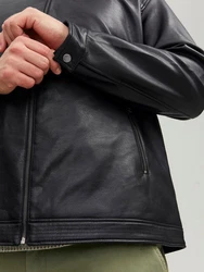 Jack & Jones Bikerjacke JJEROCKY CLEAN JACKET NOOS PLS Schwarz