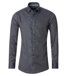 VENTI Businesshemd Blusenshirt B.D. Modern Fit Dunkelgrau/Dunkelblau/Grau/Blau