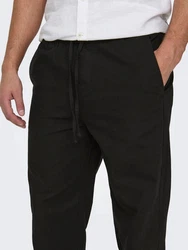 ONLY & SONS Stoffhose Sinus schwarz