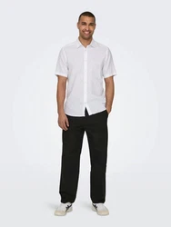 ONLY & SONS Stoffhose Sinus schwarz