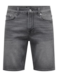 ONLY & SONS Shorts WEFT grau