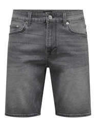 ONLY & SONS Shorts WEFT grau