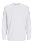 Jack & Jones Langarmshirt JJEUrban Edge Grau/Weiß