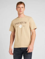 Jack & Jones T-Shirt JPRBLAALFIE (1-tlg) Khaki/Braun/Beige