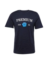 JACK & JONES Shirt 'JPRBLAALFIE' Dunkelblau/Blau/Hellblau