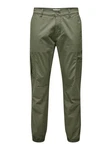 ONLY & SONS Cargohose CAM Dunkelgrün/Khaki/Grün