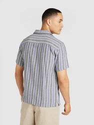 Only & Sons Hemd ONSTREV taubenblau/anthrazit/wei