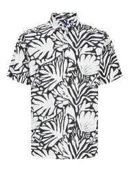 Jack & Jones Kurzarmhemd JORJOSHUA ARUBA schwarz / wei