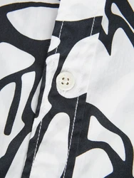 Jack & Jones Kurzarmhemd JORJOSHUA ARUBA schwarz / wei