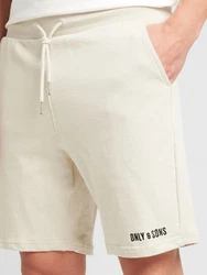 ONLY & SONS Shorts ONSDIRK greige/schwarz