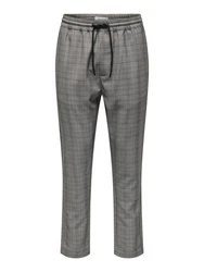 Only & Sons Hose LINUS grau/schwarz/weiß