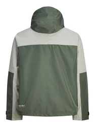 JACK & JONES Funktionsjacke Hike (1-St) hellgrau/grn/schwarz