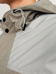 JACK & JONES Funktionsjacke Hike (1-St) taupe / hellgrau
