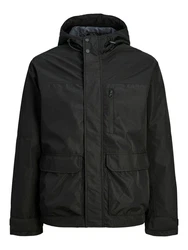 JACK & JONES Funktionsjacke Hike (1-St) schwarz / wei