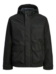 JACK & JONES Funktionsjacke Hike (1-St) schwarz / wei